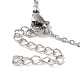 Non-Tarnish 304 Stainless Steel Cable Chain Bowknot Pendant Necklaces(NJEW-Z041-02P-02)-3