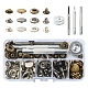 30 Sets 3 Colors Brass Snap Button Kits(TOOL-YW0001-19)-1