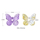 50Pcs 5 Colors Transparent Spray Painted Glass Charms(GLAA-FS0001-05)-3
