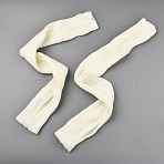 70cm Ballet Toe Warmers, for Thermal Leg Warmers, White, 700x90x9mm(AJEW-WH20092-001A)