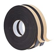 Strong Adhesion EVA Sponge Foam Rubber Tape, Anti-Collision Seal Strip, Black, 24.5x3mm, about 10m/roll(TOOL-WH0080-87D)