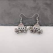 Retro Alloy Teardrop Bell Dangle Earrings for Women(LQ2679)