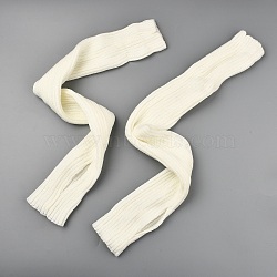 70cm Ballet Toe Warmers, for Thermal Leg Warmers, White, 700x90x9mm(AJEW-WH20092-001A)
