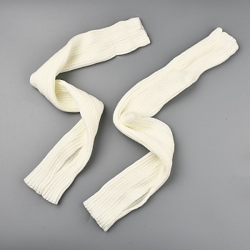 70cm Ballet Toe Warmers, for Thermal Leg Warmers, White, 700x90x9mm
