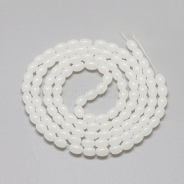 Chapelets de perles en verre peint(X-DGLA-S115-8x6mm-Y01)-2
