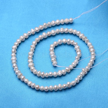 Potato Natural Cultured Freshwater Pearl Beads Strands(X-PEAR-E007-3-4mm-AA)-2