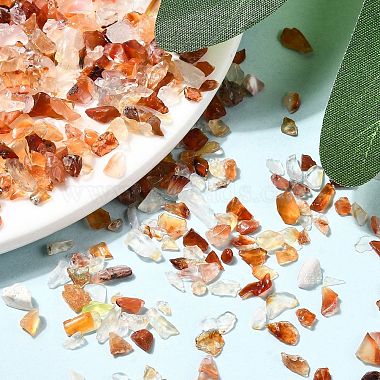 Perles naturelles puce cornaline(X-G-O103-18)-4