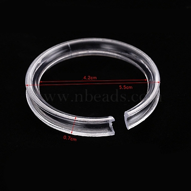 Clear Ring Plastic Bracelet Display