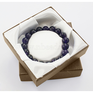 Square Bowknot Organza Ribbon Cardboard Bracelet Bangle Gift Boxes(BC148-02)-2