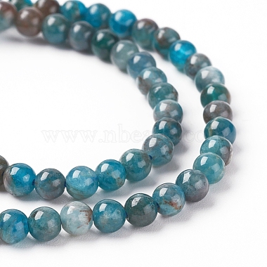 Natural Apatite Beads Strands(G-L554-01-4mm)-2