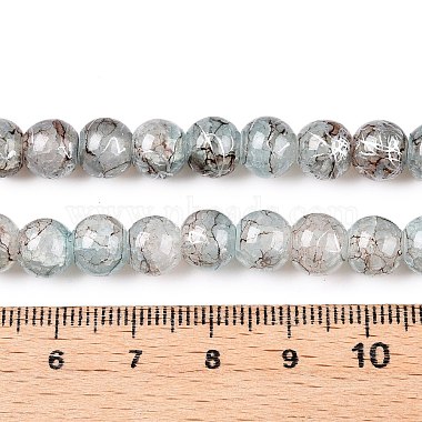 Drawbench Crackle Glass Beads Strands(GLAA-N006-8mm-02)-4