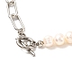 Vintage natürliche Perlenkette für Mädchenfrauen(NJEW-JN03678)-5