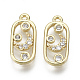 Brass Micro Pave Clear Cubic Zirconia Pendants(KK-S348-539-NF)-1