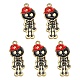 5Pcs Alloy Enamel Pendants(ENAM-YW0002-49B)-1