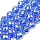 Transparent Electroplate Glass Beads Strands(EGLA-N002-34C-B14)-1