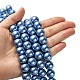 Eco-Friendly Glass Pearl Beads Strands(HY-A008-14mm-RB015)-4