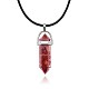 Natural Red Jasper Pendant Necklaces(IC1467-5)-1