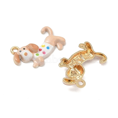 Spray Painted Alloy Enamel Pendants(ENAM-K076-41G-01)-2