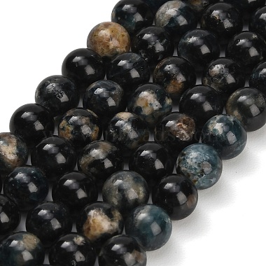 Natural Blue Tourmaline Beads Strands(GG-NH0002-A01-10mm)-2