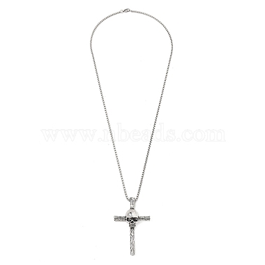 Zinc Alloy Cross Pendant Necklaces(NJEW-M211-06A-ASP)-5