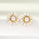 Brass Enamel Stud Earrings(KK-CBA8324-27G-04)-3