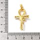 Placage de crémaillère en laiton micro pavé pendentifs en zircone cubique(KK-U022-07B-01)-3