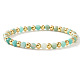 Natural Amazonite Beaded Stretch Bracelets(TU5709-16)-1