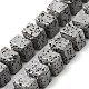 Electroplated Natural Lava Rock Beads Strands(G-Q1009-A01-02)-2