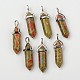 Natural Unakite Double Terminated Pointed Pendants(G-F295-04B)-3