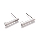 304 Stainless Ear Stud Components(STAS-M274-012C-P)-2