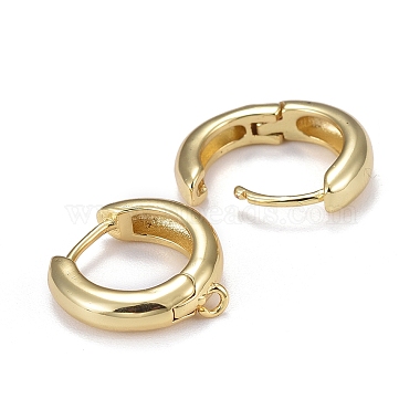 Brass Hoop Earrings(X-EJEW-K083-33G)-2