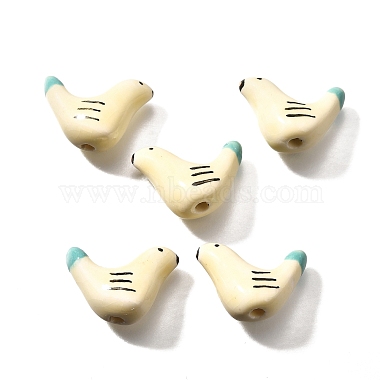 Light Yellow Sea Lion Porcelain Beads