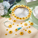 100Pcs 4 Styles Flatback Hair & Costume Accessories Ornaments Resin Flower Daisy Cabochons(CRES-NB0001-37A)-4