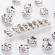 Brass Middle East Rhinestone Spacer Beads(RSB032NF-01)-1