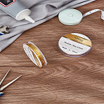 Round Copper Wire, Long-Lasting Plated, Golden, 22 Gauge, 0.6mm, 4m/roll, 2 rolls(CWIR-LP0003-03C-G)