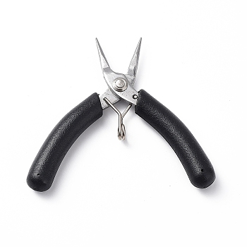 Steel Jewelry Pliers, Needle Nose Plier, Black, 9x9.9x1.3cm
