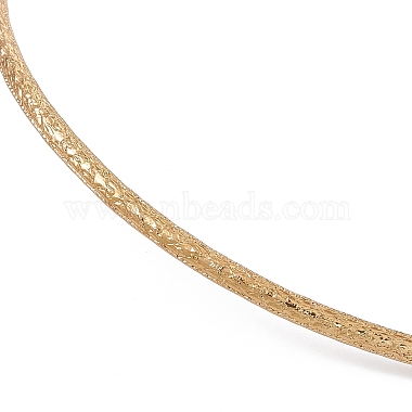 304 Stainless Steel Textured Wire Necklace Making(STAS-B036-02G)-3