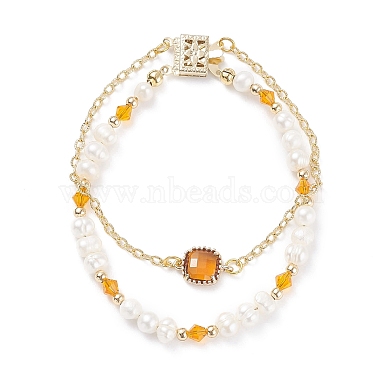 Goldenrod Pearl Bracelets