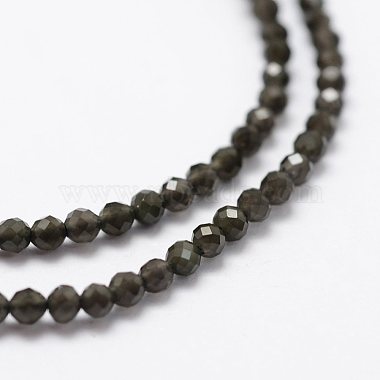 Perles en obsidienne naturelle(G-K185-15)-3