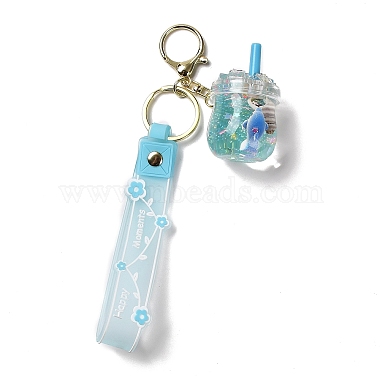 Mixed Bottle Acrylic Pendant Keychain Decoration(KEYC-D018-06)-2