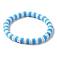 7Pcs 7 Style Polymer Clay Heishi Surfer Stretch Bracelets Set(BJEW-SW00088-01)-2
