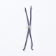 Nylon Twisted Cord Bracelet Making(MAK-F018-07P-RS)-2