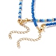 2Pcs 2 Style Stainless Steel Cross & Moon and Sun Pendants Necklaces Set(NJEW-JN03938)-6