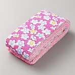 40Pcs 20 Styles Flower Pattern Cotton Fabric for Quilting and Sewing, Deep Pink, 500x65x0.2mm, 2pcs/style(FIND-SZC0009-12B)