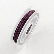 Tiger Tail Wire, Nylon-coated Stainless Steel, Purple, 0.45mm, about 32.8 Feet(10m)/roll(X-TWIR-S001-0.45mm-13)