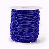 Iron Ball Chains, Soldered, with Spool, Electrophoresis, Blue, 1.5mm, about 100yards/roll(91.44m/roll)(CH-F002A-03)