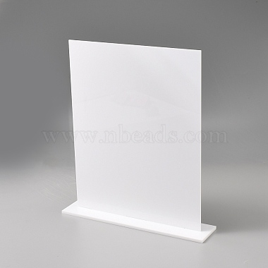 6Pcs Acrylic Blank Board Holder Stands(ODIS-WH0038-275B)-1