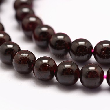 Chapelets de perles de grenat naturel(X-G-P217-33-6mm)-3