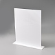 6Pcs Acrylic Blank Board Holder Stands(ODIS-WH0038-275B)-1