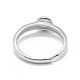 Adjustable Rhodium Plated 925 Sterling Silver Finger Ring Components(STER-L055-019P)-3